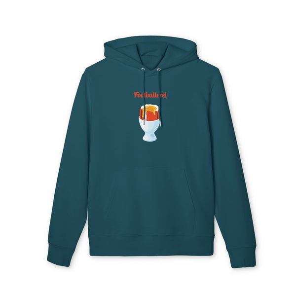 Frühstücksei Logo-Hoodie orange