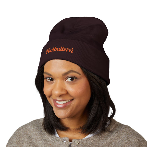 Beanie Footballerei-Logo (gestickt)