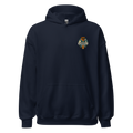 Into the BearsBamboozle Hoodie in Navy, Vorderansicht – Merch zum Chicago-Bears-Podcast der Footballerei