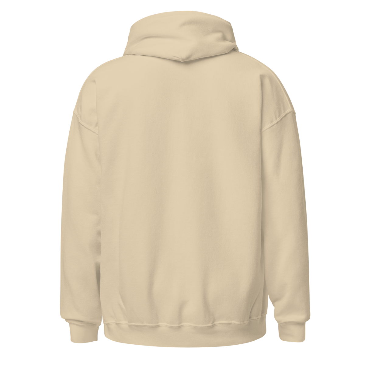 Into the BearsBamboozle Hoodie in Sand, Rückansicht – Merch zum Chicago-Bears-Podcast der Footballerei
