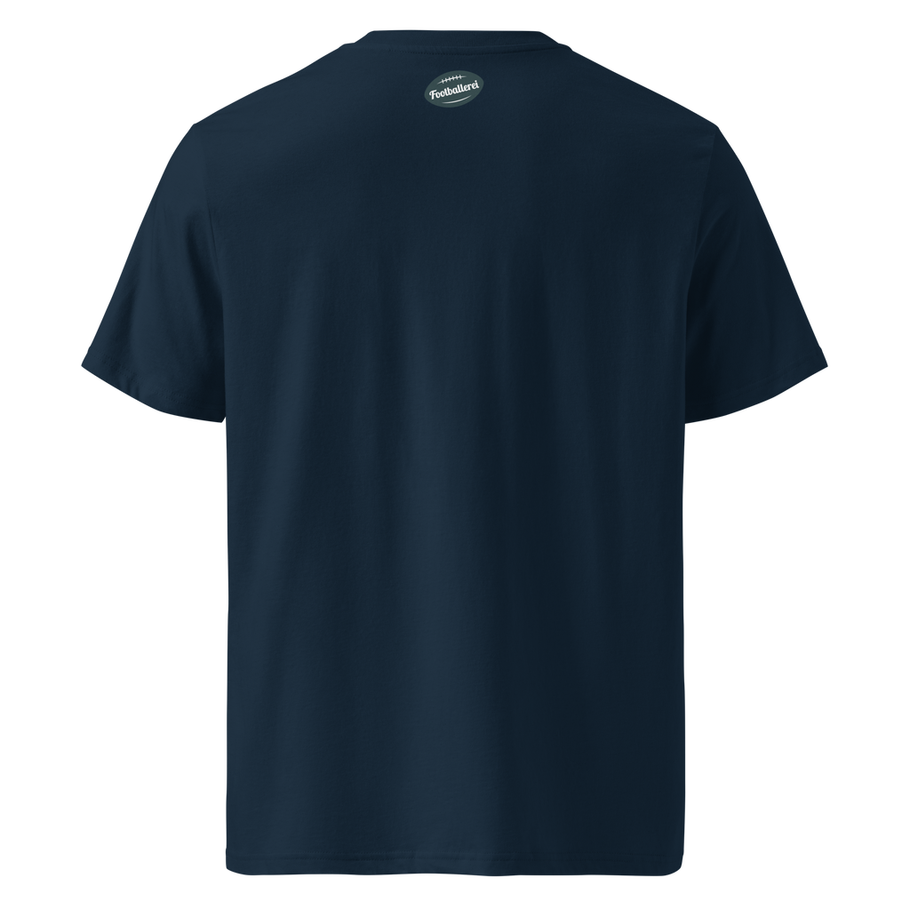 Into the BearsBamboozle T-Shirt in French Navy, Rückansicht – Merch zum Chicago-Bears-Podcast der Footballerei